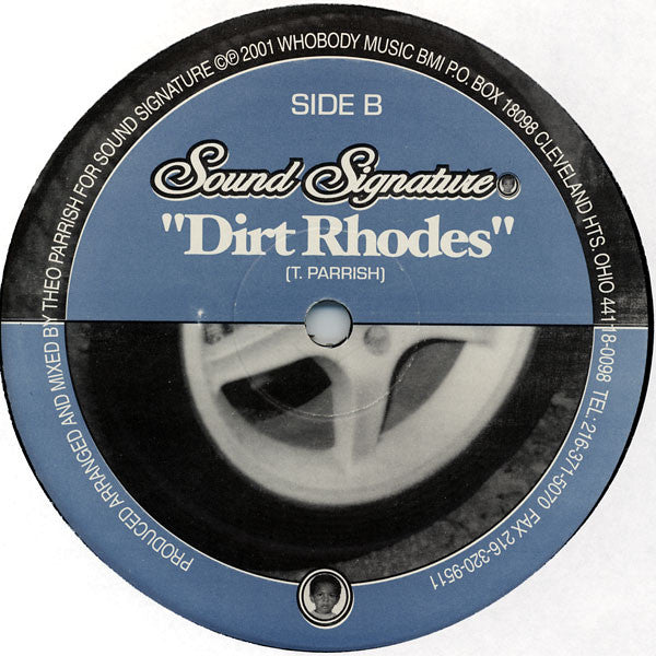 Theo Parrish : You Forgot / Dirt Rhodes (12")