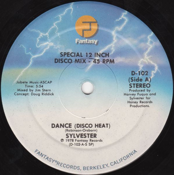 Sylvester : Dance (Disco Heat) (12")