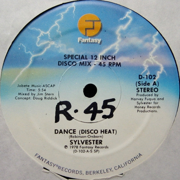 Sylvester : Dance (Disco Heat) (12")