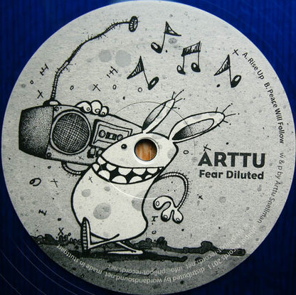 Arttu : Fear Diluted (12", Blu)