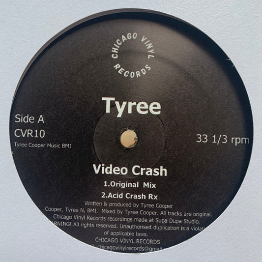 Tyree Cooper : Video Crash (12")