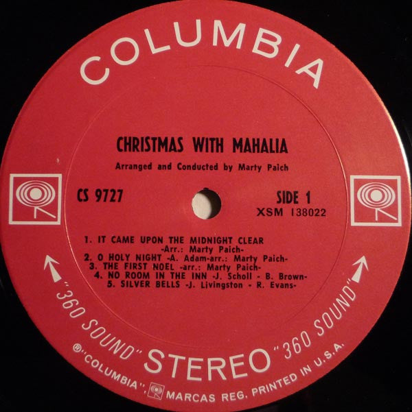 Mahalia Jackson : Christmas With Mahalia (LP, Album, Ter)