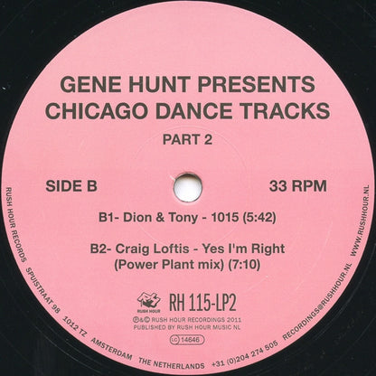 Gene Hunt : Chicago Dance Tracks Part 2 (2x12", Comp)