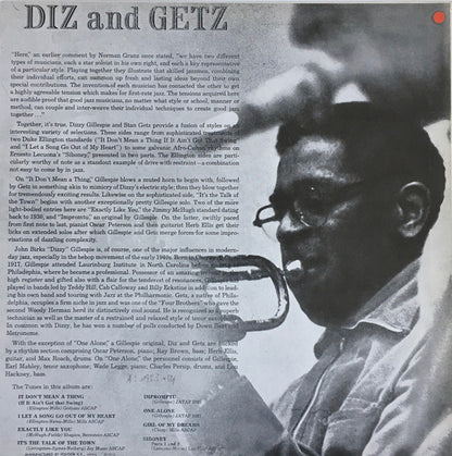 Diz* And Getz* : Diz And Getz (LP, Album, Mono, RE)
