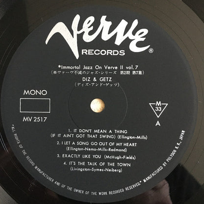 Diz* And Getz* : Diz And Getz (LP, Album, Mono, RE)