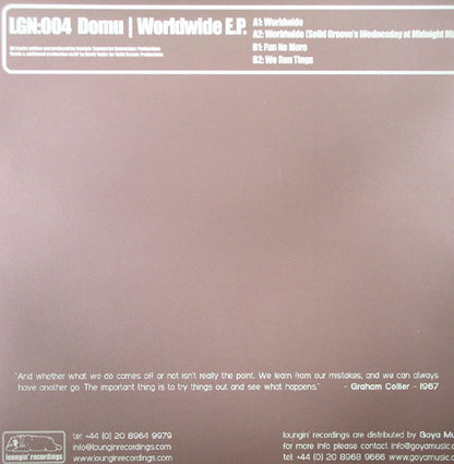 Domu : Worldwide EP (12")