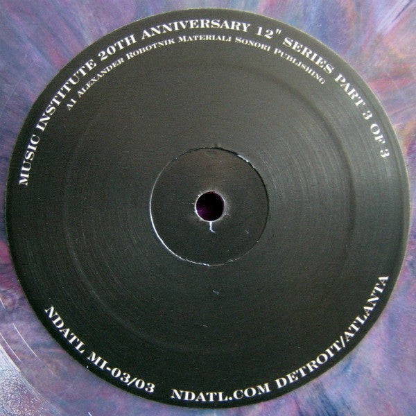 Various : Music Institute 20th Anniversary (Pt 3 Of 3) (12", Mix)