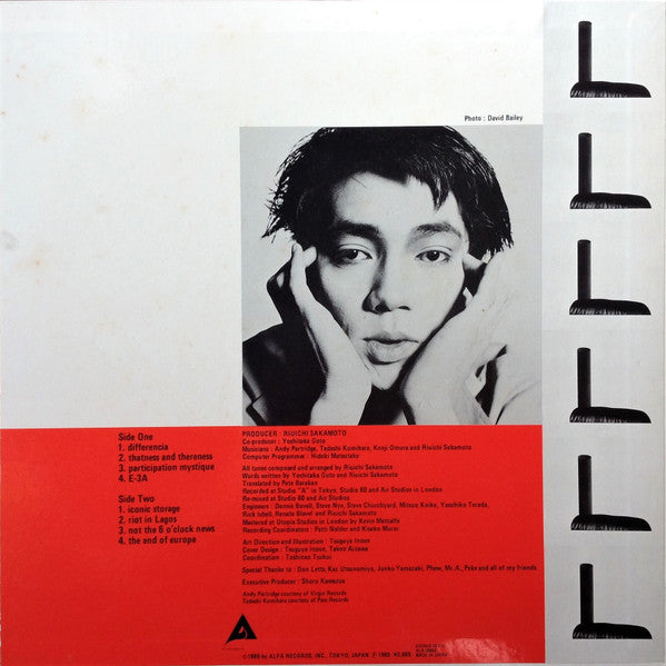 Ryuichi Sakamoto = Ryuichi Sakamoto : B-2 Unit (LP, Album)