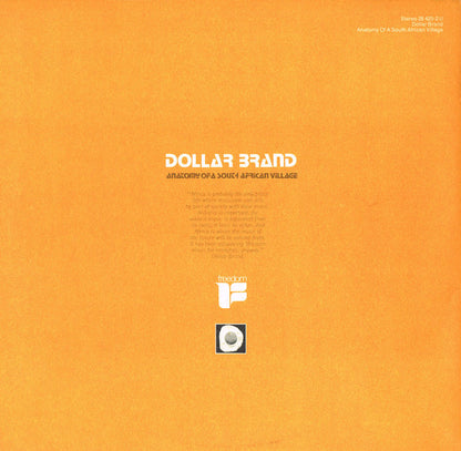 Dollar Brand : Anatomy Of A South African Village (LP, Album, RE, Gat)