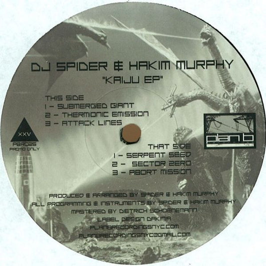 DJ Spider (6) & Hakim Murphy : Kaiju EP (12", EP)