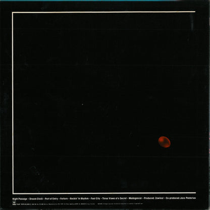 Weather Report : Night Passage (LP, Album)