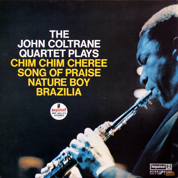 The John Coltrane Quartet : The John Coltrane Quartet Plays (LP, Album, RE)