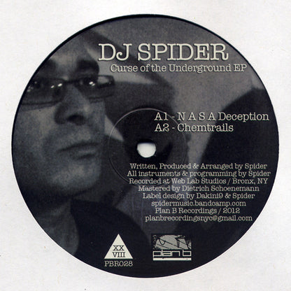DJ Spider (6) : Curse Of The Underground EP (12", EP)