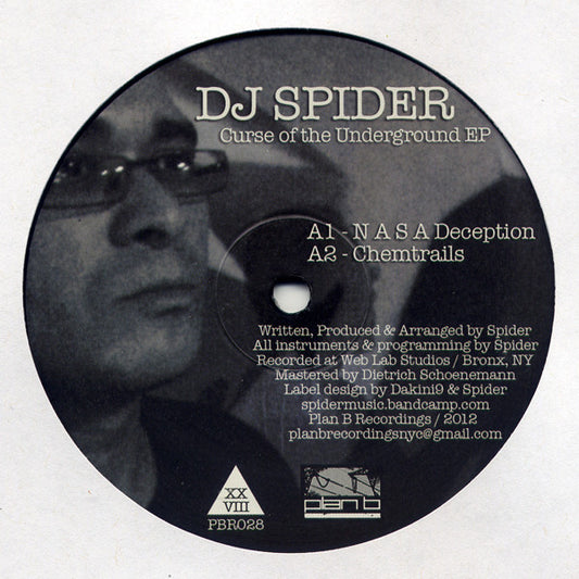 DJ Spider (6) : Curse Of The Underground EP (12", EP)