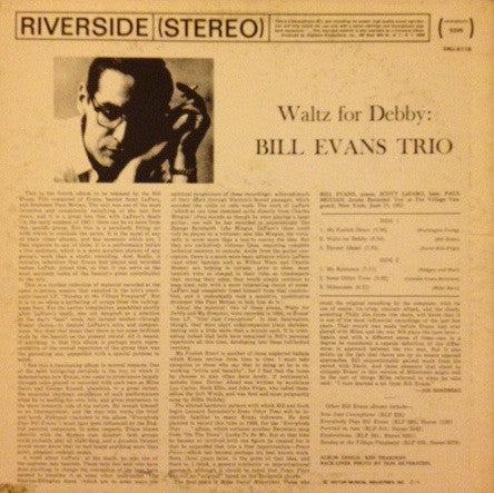 The Bill Evans Trio : Waltz For Debby (LP, Album, RE)