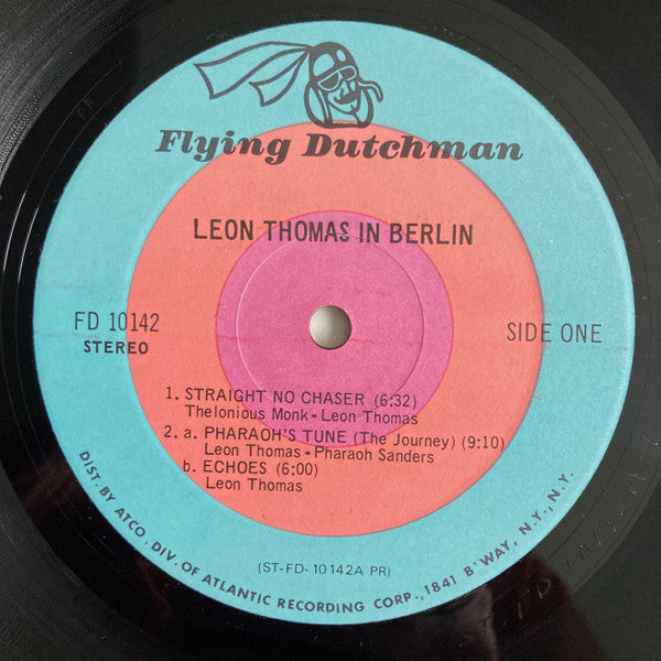 Leon Thomas With Oliver Nelson : In Berlin (LP, Album, PR )