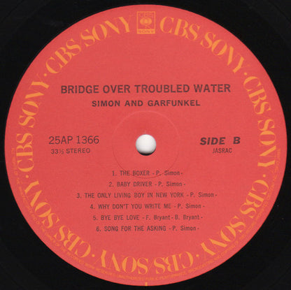 Simon & Garfunkel : Bridge Over Troubled Water (LP, Album, RE)
