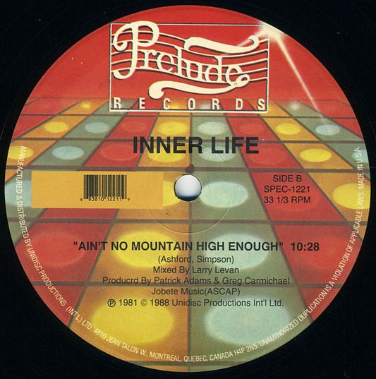 Inner Life : I'm Caught Up (In A One Night Love Affair) B W Ain't No Mountain High Enough (12")