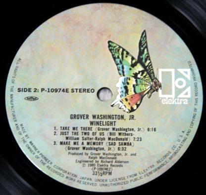 Grover Washington, Jr. : Winelight (LP, Album)