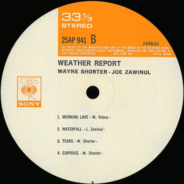 Weather Report : Weather Report (LP, Album, RE)