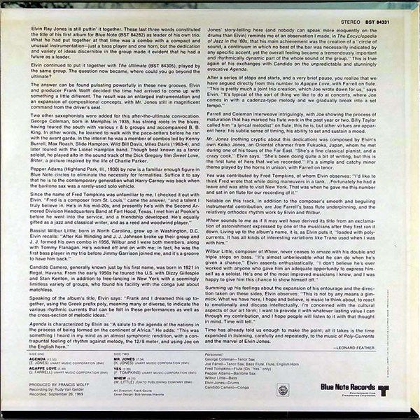 Elvin Jones : Poly-Currents (LP, Album)