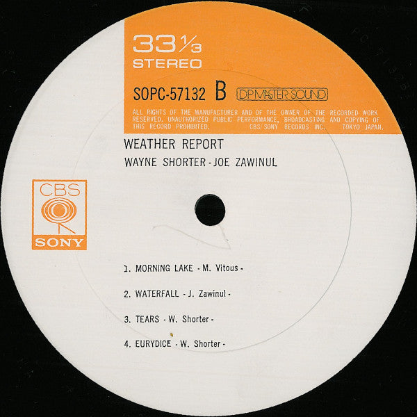 Weather Report : Weather Report (LP, Album)