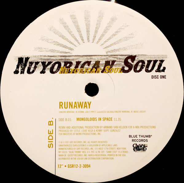 Nuyorican Soul Featuring India : Runaway (2x12")