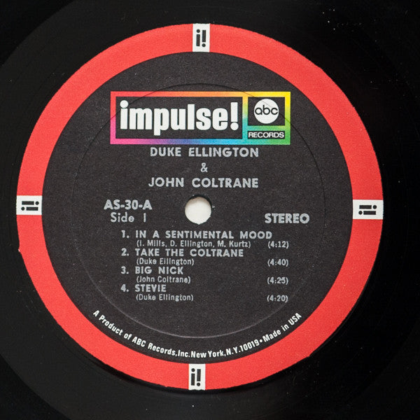 Duke Ellington & John Coltrane : Duke Ellington & John Coltrane (LP, Album, RE)