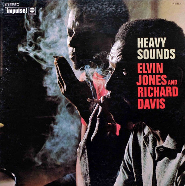 Elvin Jones And Richard Davis (2) : Heavy Sounds (LP, Album, RE, Gat)