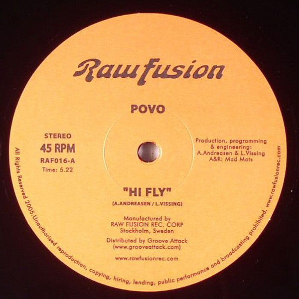 Povo : Hi Fly (12", 45 )