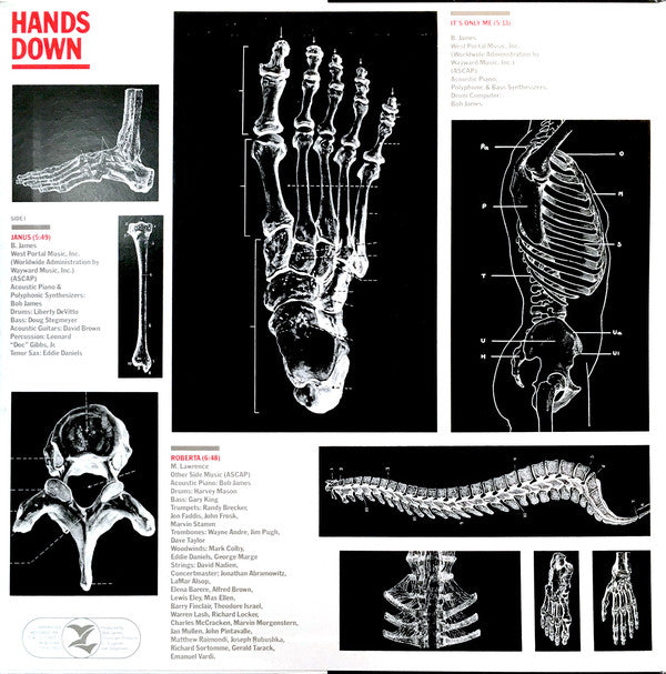 Bob James : Hands Down (LP, Album, Gat)