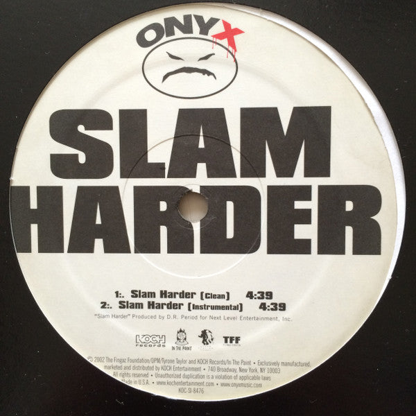 Onyx : Slam Harder (12", Maxi)