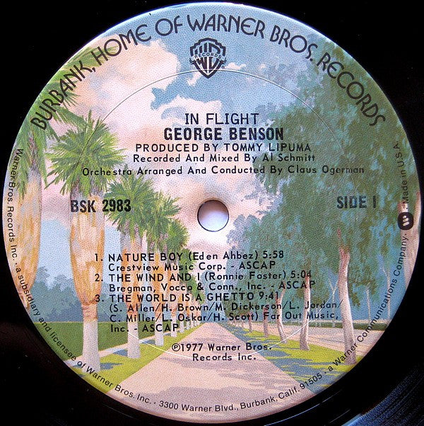 George Benson : In Flight (LP, Album, San)