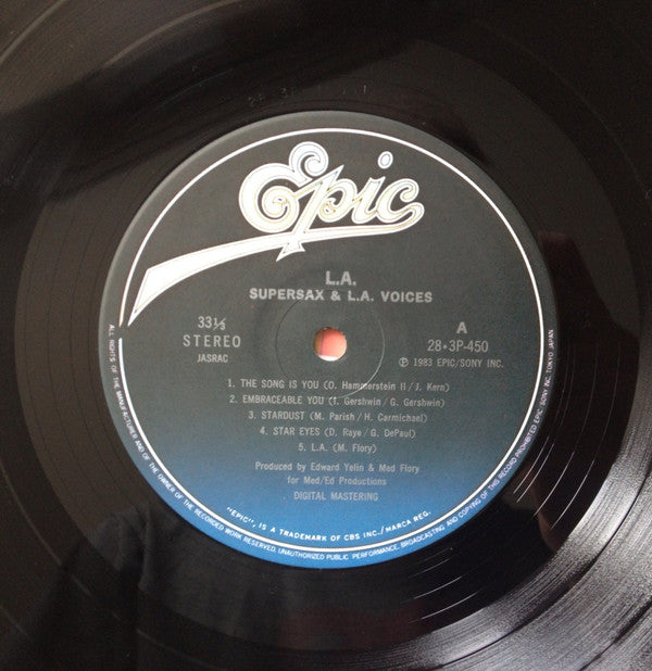 Supersax & L.A. Voices* : L.A. (LP, Album, RE)