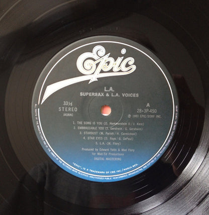 Supersax & L.A. Voices* : L.A. (LP, Album, RE)