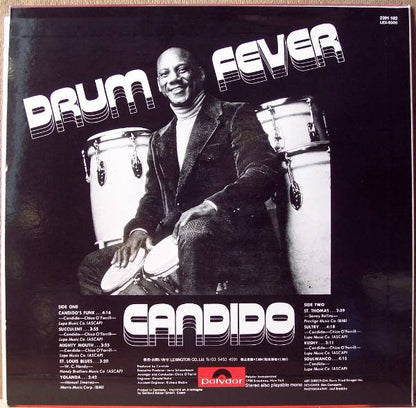 Candido : Drum Fever (LP, Album, RE)