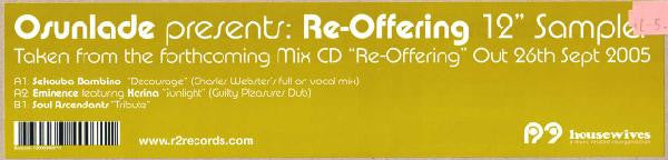Osunlade : Re-Offering 12" Sampler (12", Smplr)