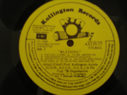 Alhaji (Chief) Prof. Kollington Ayinla And His Fuji '78 Organisation* : Blessing (LP, Album)