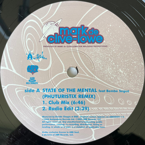 Mark De Clive-Lowe : State Of The Mental (12")