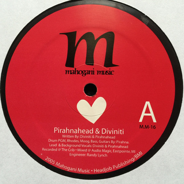 Pirahnahead & Diviniti : ♥ (Love) (12", S/Sided)