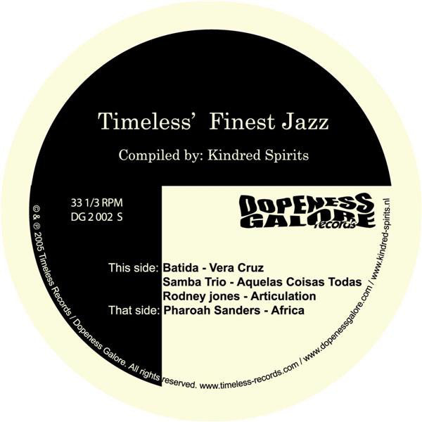 Various : Timeless' Finest Jazz Sampler (12", Ltd, Smplr)