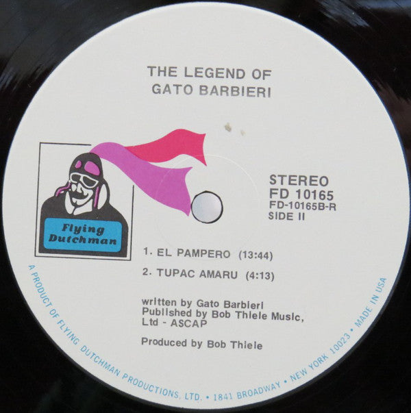 Gato Barbieri : The Legend Of Gato Barbieri (LP, Comp)