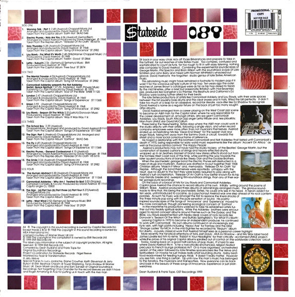 David Axelrod : 1968 To 1970 An Anthology (2xLP, Comp, Mono)