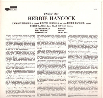 Herbie Hancock : Takin' Off (LP, Album, RE)