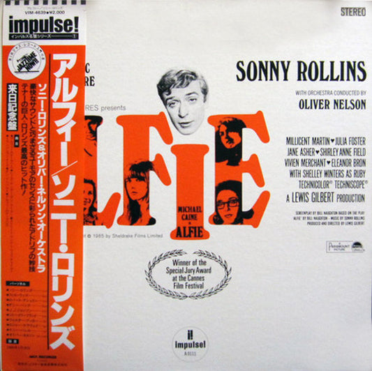 Sonny Rollins : Original Music From The Score "Alfie" (LP, Album, RE, Gat)