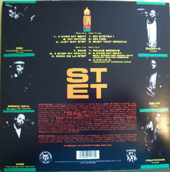 Stetsasonic : On Fire (2xLP, Album, RE)