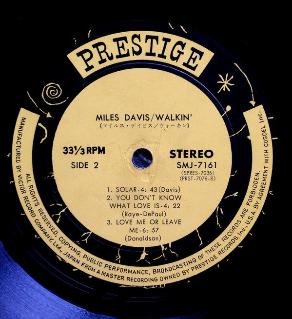 Miles Davis All Stars, Miles Davis : Walkin' = ウォーキン (LP, Album, RE)