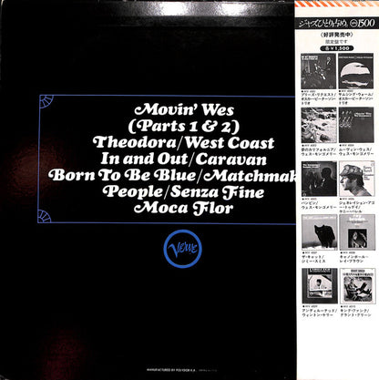 Wes Montgomery : Movin' Wes (LP, Album, RE)