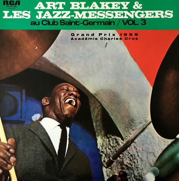 Art Blakey & The Jazz Messengers Plus Kenny Clarke : Au Club Saint-Germain Vol. 3 (LP, Album, Mono, Ltd, RE)