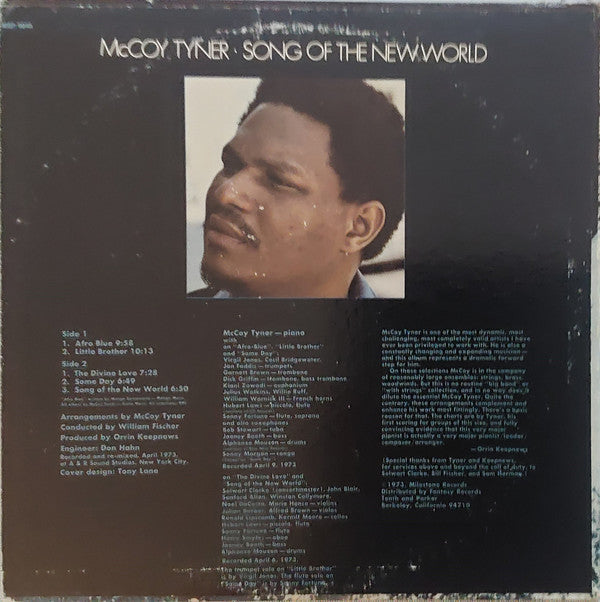 McCoy Tyner : Song Of The New World (LP, Album)